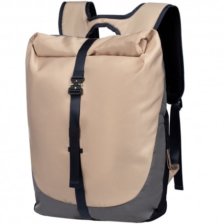 Рюкзак coolStuff Plus, бежевый c темно-синим G-14753 