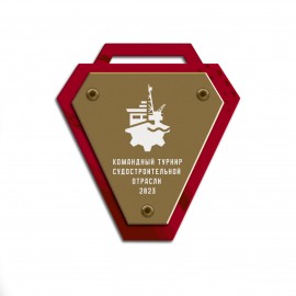 Медаль трехслойная для награждения. MN656