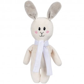Мягкая игрушка Beastie Toys, заяц с белым шарфом G-12989 