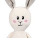 Мягкая игрушка Beastie Toys, заяц с белым шарфом G-12989 