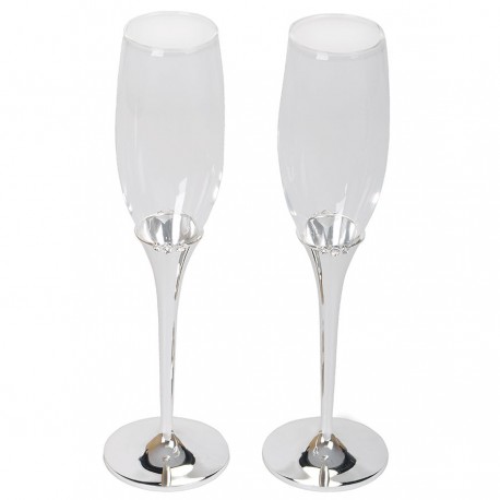 Бокалы для шампанского "Crystal" (2шт)
