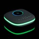 Bluetooth-колонка с беспроводной зарядкой и подсветкой Terrafonic, серая