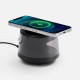 Bluetooth-колонка с подсветкой и беспроводной зарядкой Quantum, черная