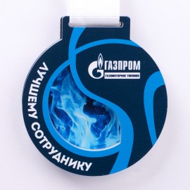Медаль акриловая двухслойная. NZ829