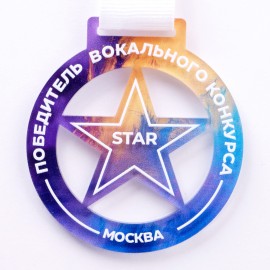 Медаль акриловая. NZ818