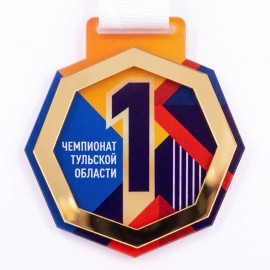 Медаль акриловая двухслойная. NZ833