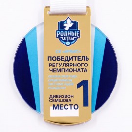 Медаль акриловая двухслойная. NZ831