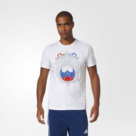 Футболка мужская Россия Adidas белая 