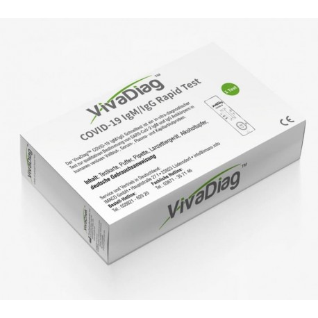 Экспресс-тест на антитела Vivadiag COVID-19 2 IgM/IgG Rapid test (40 шт.)