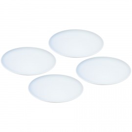Набор из 4 больших тарелок Dine фарфор, белый G-14546 