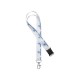 Ланьярд под сублимацию с карабином и замком обрыва O-125703 