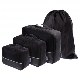 Дорожный набор сумок noJumble 4 в 1, черный G-3503 