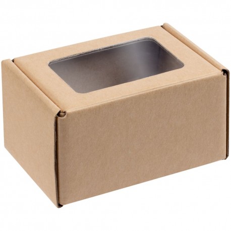 Коробка с окошком Knick Knack, крафт G-15862 