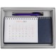 Коробка Ridge для ежедневника, календаря и ручки, серебристая