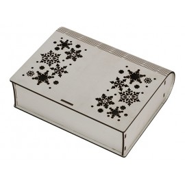 Деревянная коробка с резной крышкой «Книга», М O-625303 