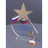 Приз из оргстекла по форме заказчика. PN3290