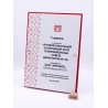 Плакетка на белой основе. PN3333